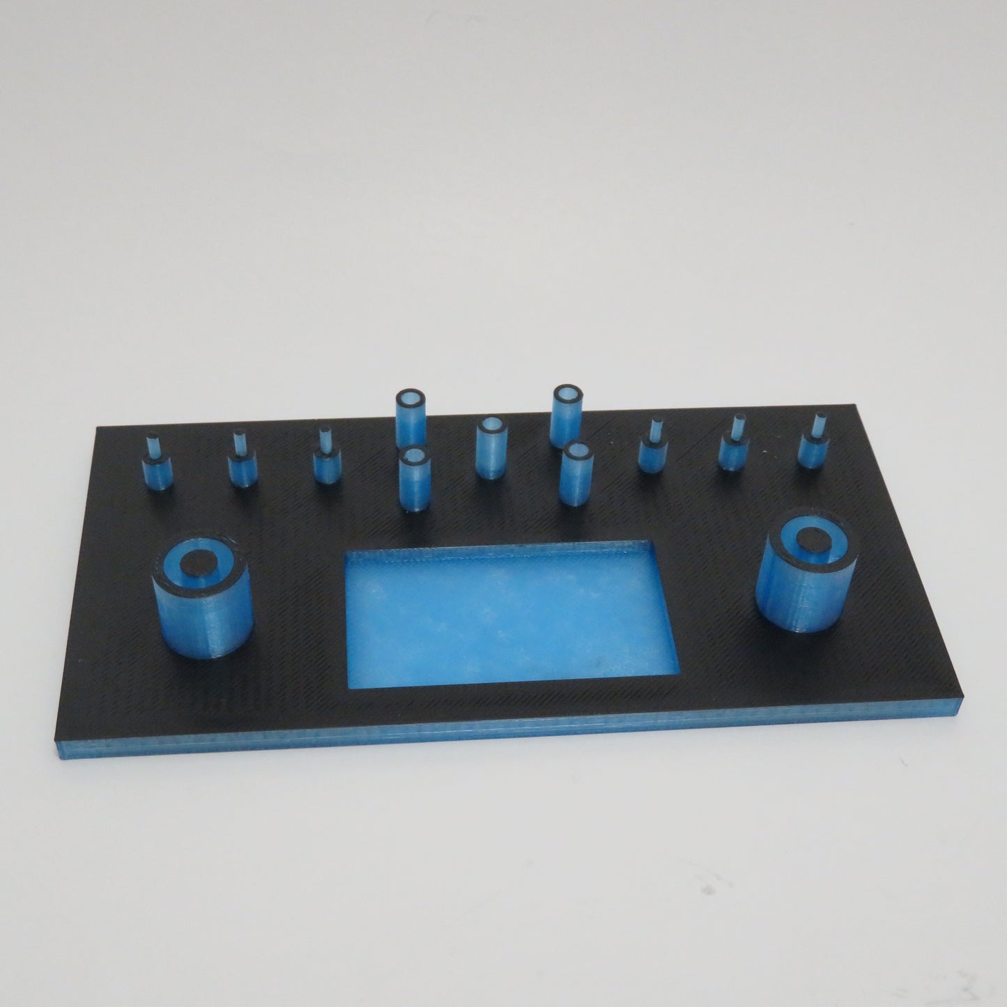 Transparent Blue/Black Gear Diff Caddy