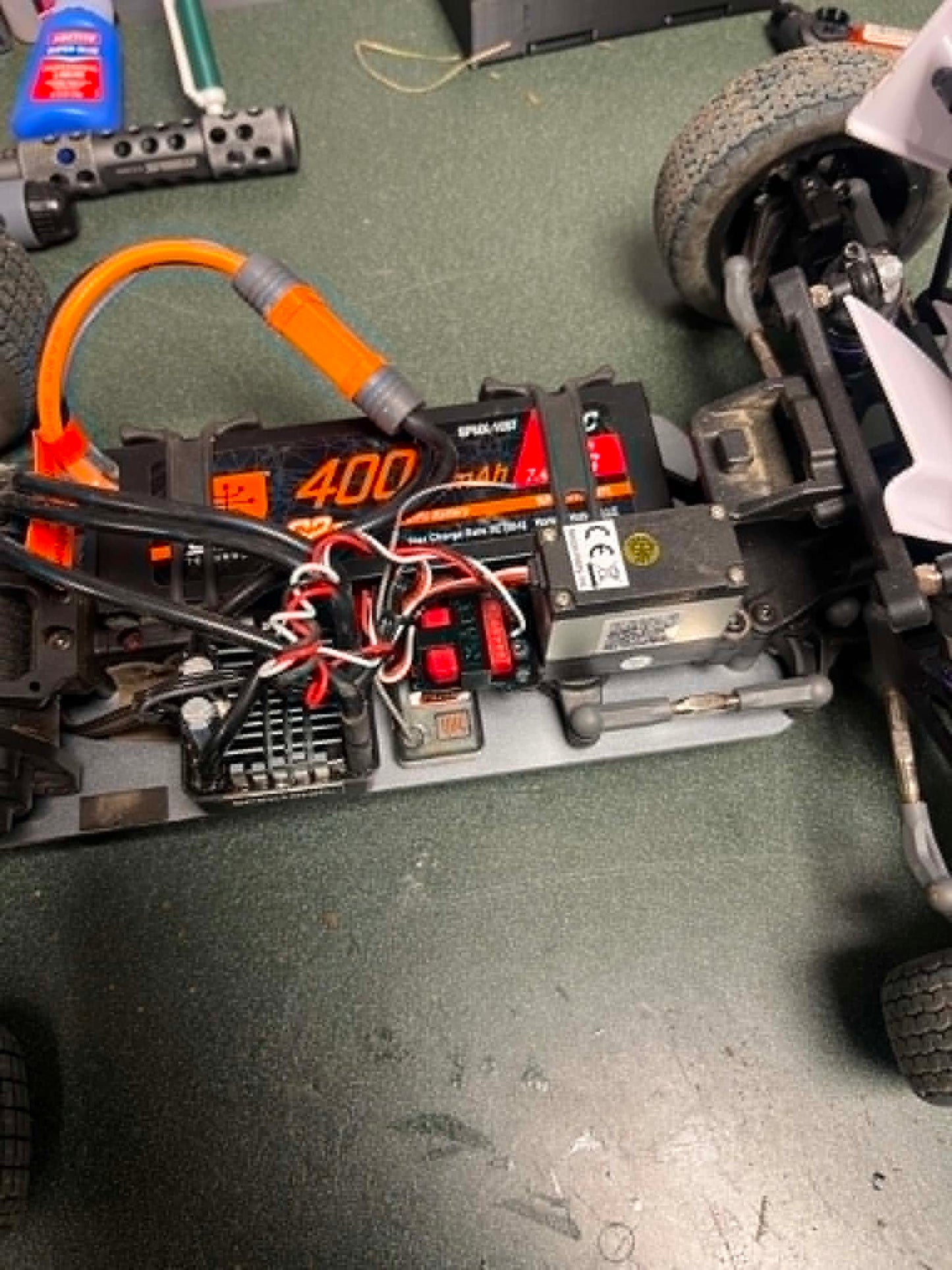 Transponder holder for Losi Sprint and Late Model