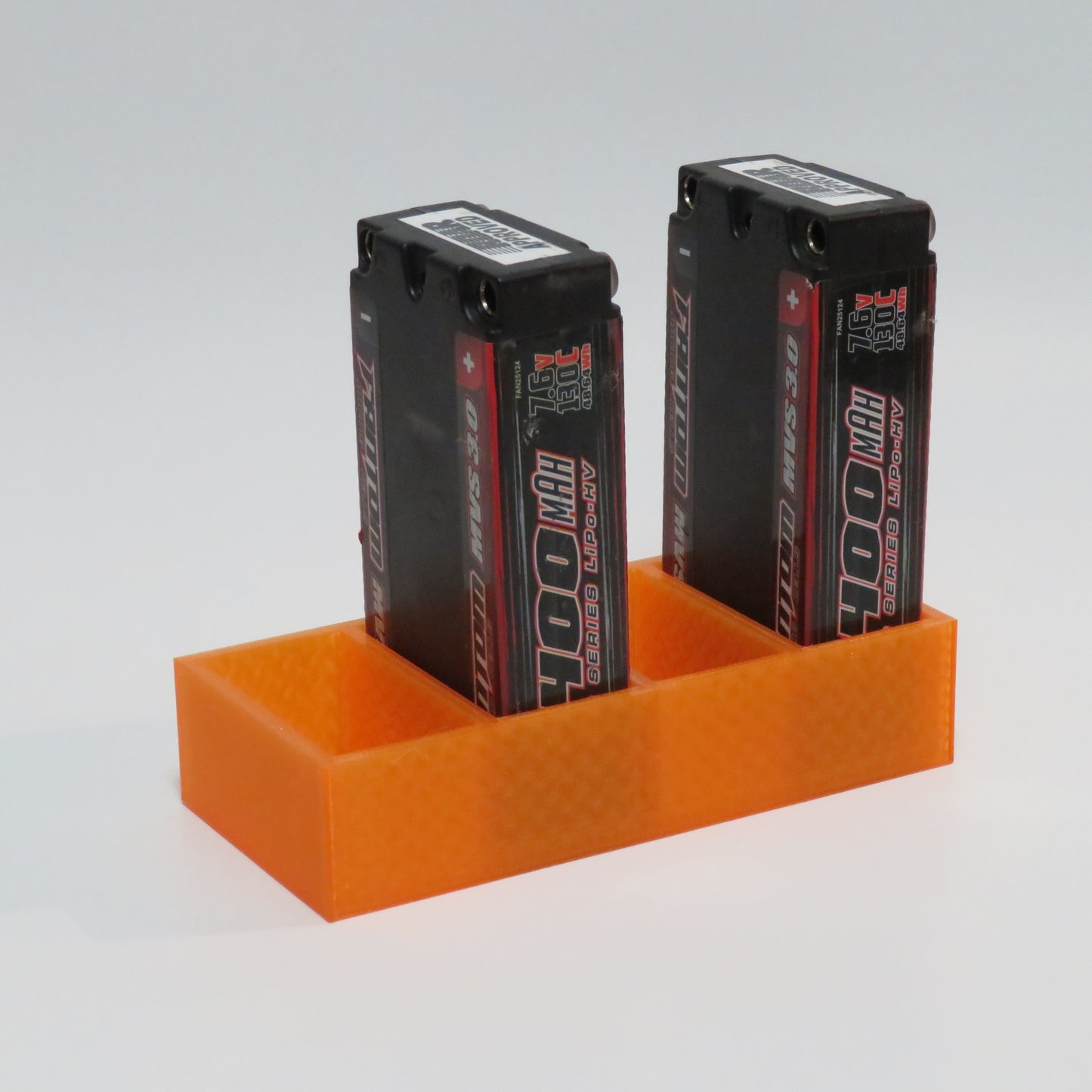 Transparent Orange battery tray