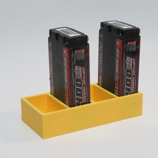 Yellow battery tray