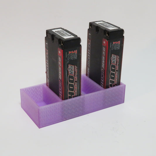 Transparent Purple battery tray
