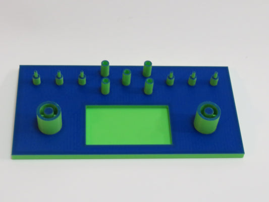 Lime Green/Blue Gear Diff Caddy