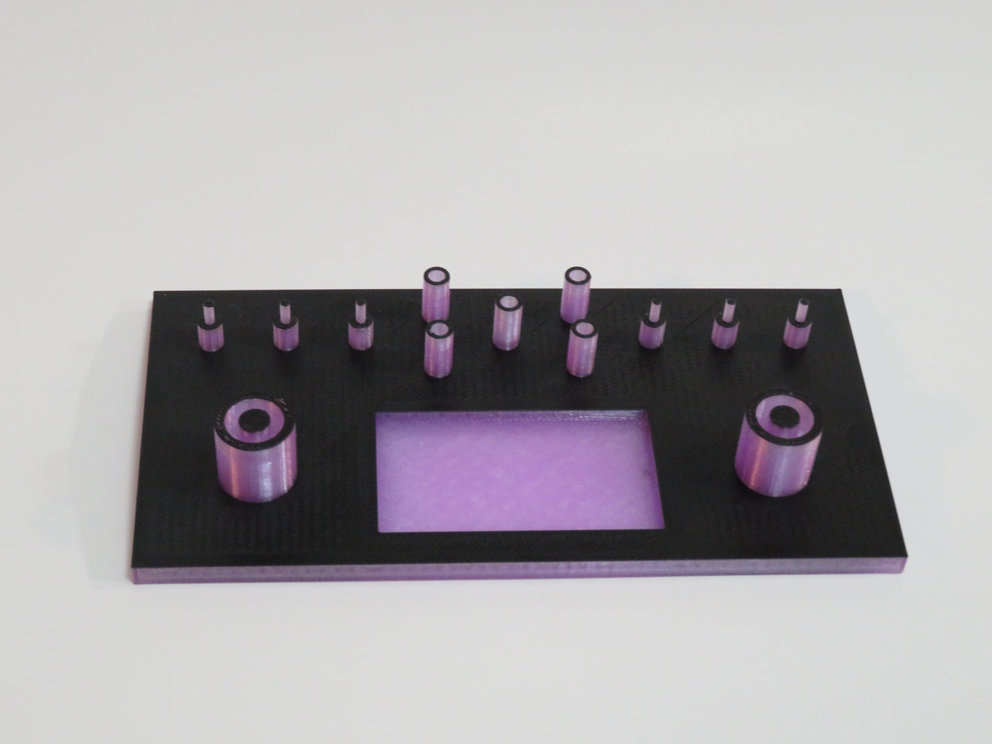 Transparent Purple/Black Gear Diff Caddy