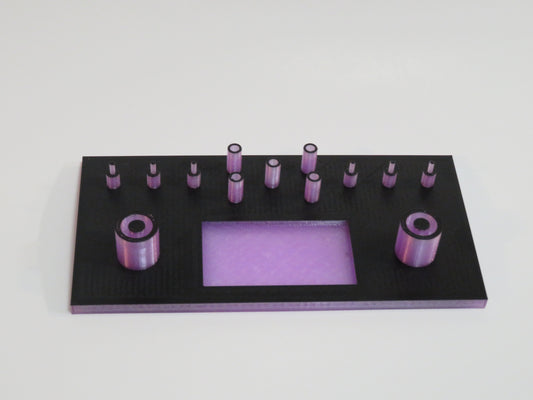 Transparent Purple/Black Gear Diff Caddy