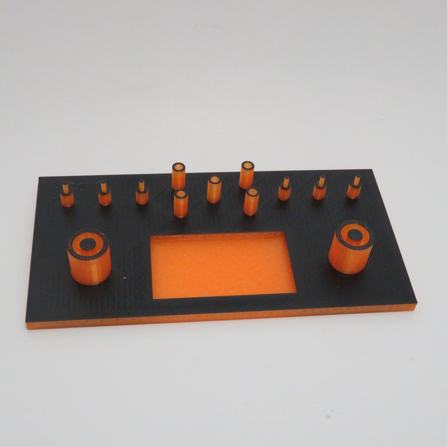 Transparent Orange/Black Gear Diff Caddy